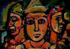 The Three Clowns by Rouault 
Fauvism