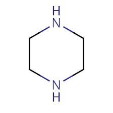 piperazine (1,4)
pKa = 9-10 
found in cipro derivative
