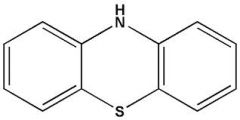phenothiazine
in chlorpromazine (thorazine)