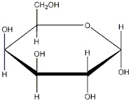 - 6 Carbon (C6H12O6) ring structure
- Galactose and glucose are geometrical stereoisomers