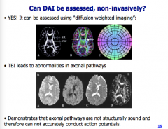 Can DAI be assessed, non-invasively?