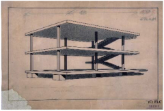 Le Corbusier/Dom-ino principe (Domus-Innovation)