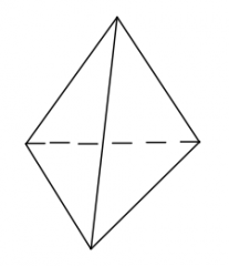 If you were to look at this figure from the left, what shape would you see?