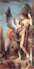 Symbolist art examines the perverse and poetic myths, while classical art is concerned with heroic myths.