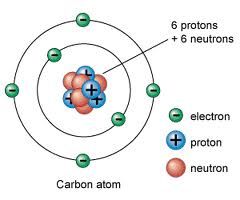 Atom is made up of a nucleus (protons and electrons) and orbital electrons in shells.
Molecule is 2 or more atoms bonded together. e.g H2O