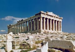  


Formal Analysis


35. Acropolis - Parthenon


Athens, Greece 


Iktinos and Kallikrates


447–424 B.C.E. 


 


Content


-entire complex


-centrally located in Athens 


-contains government building, amphitheaters, t...
