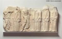 Formal Analysis


35. Acropolis - Plaque of the Ergastines


Athens, Greece 


Iktinos and Kallikrates


447–424 B.C.E. 


 


Content


-comes from the frieze of the parthenon


-depicts invited guests who watched the prosessio...
