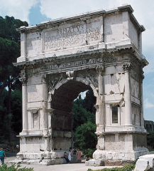 Arch of Titus, Rome, Italy, after 81 ce