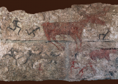 Deer hunt, detail of a wall
painting from Level III, Çatal
Höyük, Turkey, ca. 5750 BCE.
Museum of Anatolian Civilization,
Ankara.