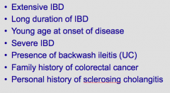 What are all of these patients with IBD at risk for?
 
Do patients with Crohn's disease respond to TNF antagonists?