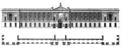 The east façade of the Louvre as designed by Perrault (below) indicates a turn away from Baroque ostentation to what sort of expression?