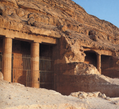 Rock-cut tombs BH 3–5,
Beni Hasan, Egypt, 12th Dynasty,
ca. 1950–1900 bce.