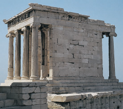 Temple of Athena Nike (looking southwest),
Acropolis, Athens, Greece, ca. 427–424 bce.