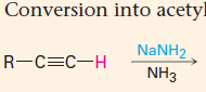 Acidity of term alkyne