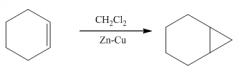 1.	 This carbine is produced from CH2Cl2 / Zn-Cu
2.	The reaction is stereospecific: