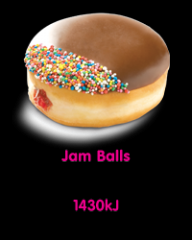 What can Jam balls be decorated with?