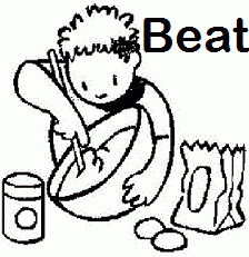 b. e. a. t. beat. beat. beat.