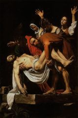 The mourning of Christ's mother and his followers over the body of Christ after the descent from the cross.

Example: "The Entombment of Christ" by Caravaggio

Understanding: this is a basic term involving the life of Christ which is heavily d...