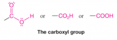 Carbonyl and hydroxyl groups