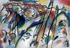 Someone who “hears” colors and “sees” sound. 


Kandinsky uses to paint improvisation