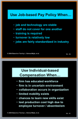 Individual pay also referred to as skill-based or knowledge-based
