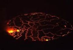 constructive (vs) destructive                         (the lava is drying which constructs a new land form)  pic above