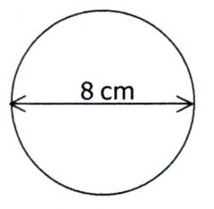 π x Diametere.g.
π x 8 = 25cm
