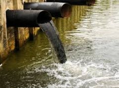 The introduction of harmful things that degrade water quality.