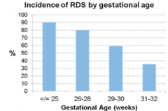 - Primarily a disease of Preterm Babies
- Incidence increases with decreasing Gestational Age