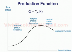 Draw a Production function.