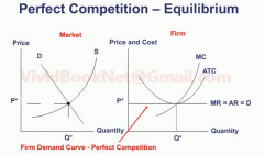 What is the economic profit of perfect competition in the long run?
