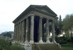 Formal Analysis


Temple of “Fortuna Virilius”


Republican Roman


100 BCE


 


Content


- traditional republican roman style temple


 


Style


-engaged columns (attached to stone blocks)


-cella 


-decorative c...