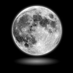 How long does it take the moon to rotate on its own axis?