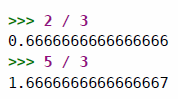 The first value ends with 6
     and second with 7

Both should have an infinite
      number of 6s after the decimal

Problem with computer is
      that they have a finite amount of memory and most programming languages
      limit how much ...