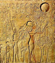 When was hieroglyphic writing invented?
