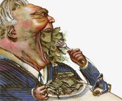 Definition: inordinately or wrongly desirous of wealth or possessions; greedy.


 Synonyms: Greedy, stingy
Antonyms: Generous, caring 