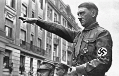 Nazi Party with Adolf Hitler as the leader of               the group.