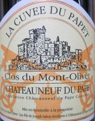 Clos du Mont Olivet
CDP
90% Grenache old vine 60-80 years
1st vintage: 1989 
1990, 1998
2000, 2003, 2004, 2005, 2006, 2007, 2009
2010, 2011