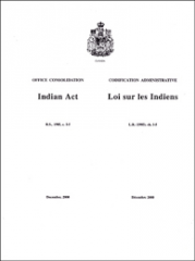 First passed by the Canadian Parliamentin 1876and amended several times since then, thisact continues to define who is – and is not – a status Indian. Early version of the act banned some traditional practicesof first nations cultures and allo...
