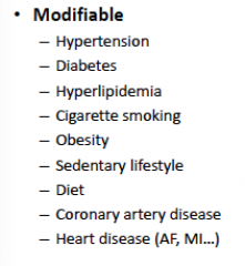 - related to arteries (AS RFs) and heart (cardiac sources)