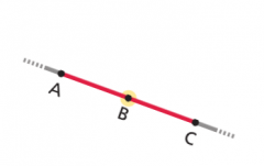 segmenti consecutivi che appartengono ad una stessa retta