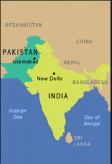 India & Pakistan Split