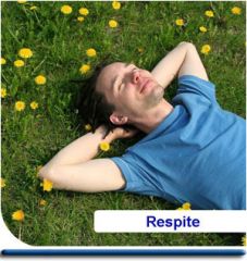 Definition: a short period of rest or relief from something difficult or unpleasant
Synonym: relaxation, downtime
Antonym: continuation