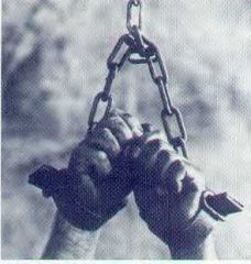 Definition: A ring for securing the wrist, ankle, etc.; a restraint.
Synonym: Handcuff, chain
Antonyms: Frese, freedom