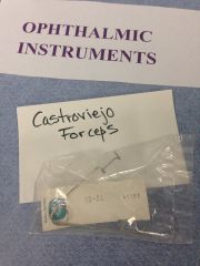 Ophthalmic Instruments - Casoviejo Forceps