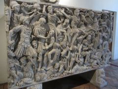 Formal Analysis: Ludovisi Battle Sarcophagus, Late Imperial Rome, c. 250, marble, #47