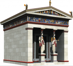Restored view of the Siphnian Treasury


(Compare and Contrast)