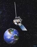 Satellite 

An artificial body placed in orbit around the earth,moon,another planet in order to collect information or for communication