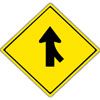 Be ready to yield to other traffic entering the lane