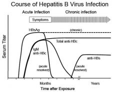 A patient comes in that you suspect may have Hep B virus. Which antigen/ antibodies would you use to diagnose for it (acute vs. chronic)? How do they symptoms present?